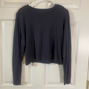 AMERICAN EAGLE • Women’s Long Sleeve Shirt Navy Blue Size- Small